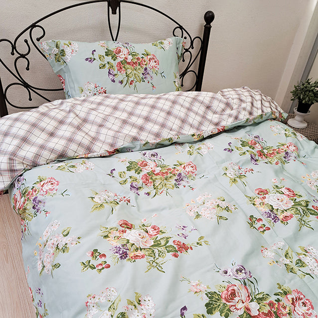 【LAURA ASHLEY】ローズモア　掛け布団カバー　シングル　150cm X 210cm（メーカー希望小売価格￥21,780税込）