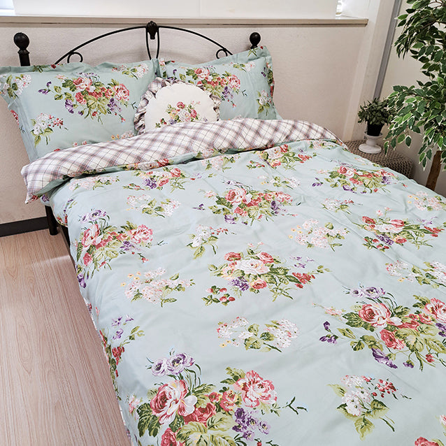 【LAURA ASHLEY】ローズモア　掛け布団カバー　ダブル　190cm X 210cm（メーカー希望小売価格￥31,377税込）