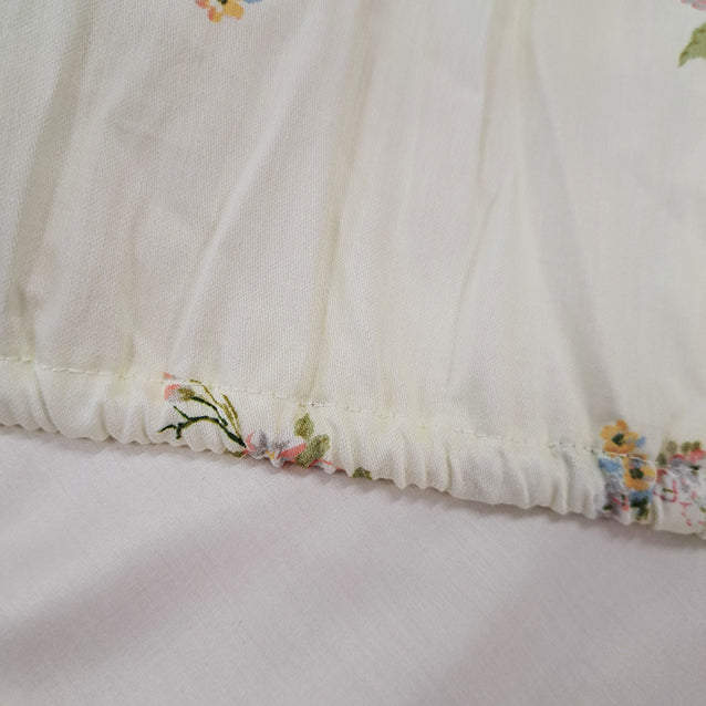 【LAURA ASHLEY】ローズモア　フィッティドシーツ　ダブル　140cm X 200cm（メーカー希望小売価格￥20,300税込）