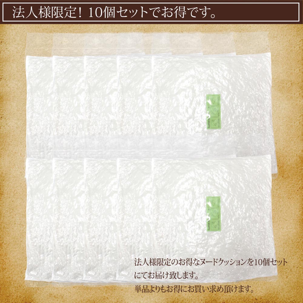 【ヌードクッション10個セット(30×30cm)】クッション ヌードクッション クッション中身 クッション小さめ 枕 ※法人様限定販売