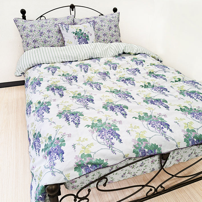 【LAURA　ASHLEY】ウィステリア　掛け布団カバー　ダブル　190cm X 210cm（メーカー希望小売価格￥29,480税込）