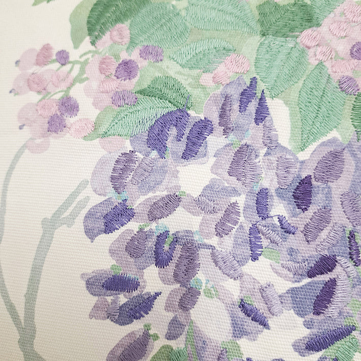 【LAURA　ASHLEY】ウィステリア　クッションカバー　45cmX45cm（メーカー希望小売価格￥7,744税込）