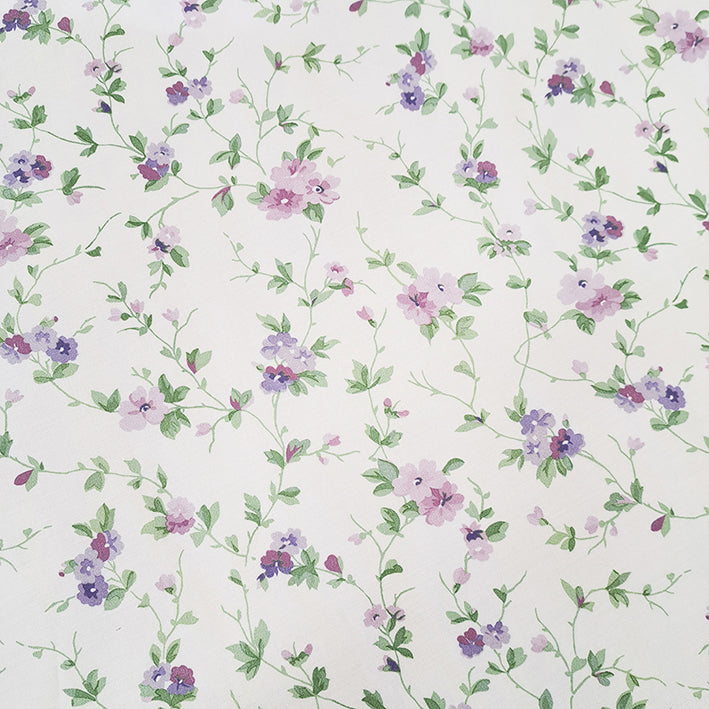 【LAURA　ASHLEY】ウィステリア　フィッティドシーツ　シングル　100cm X 200cm（メーカー希望小売価格￥17,490税込）