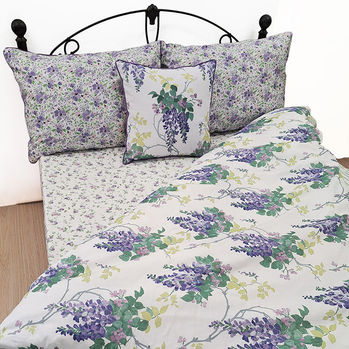 【LAURA　ASHLEY】ウィステリア　掛け布団カバー　ダブル　190cm X 210cm（メーカー希望小売価格￥29,480税込）