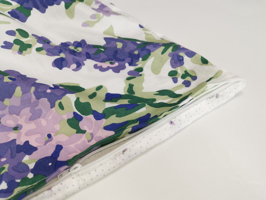 LAURA ASHLEY　【シングル】ストックス　コットン100%　サテン　掛けふとんカバー　　　　　　　　　　　(メーカー希望小売価格 ￥17,490)