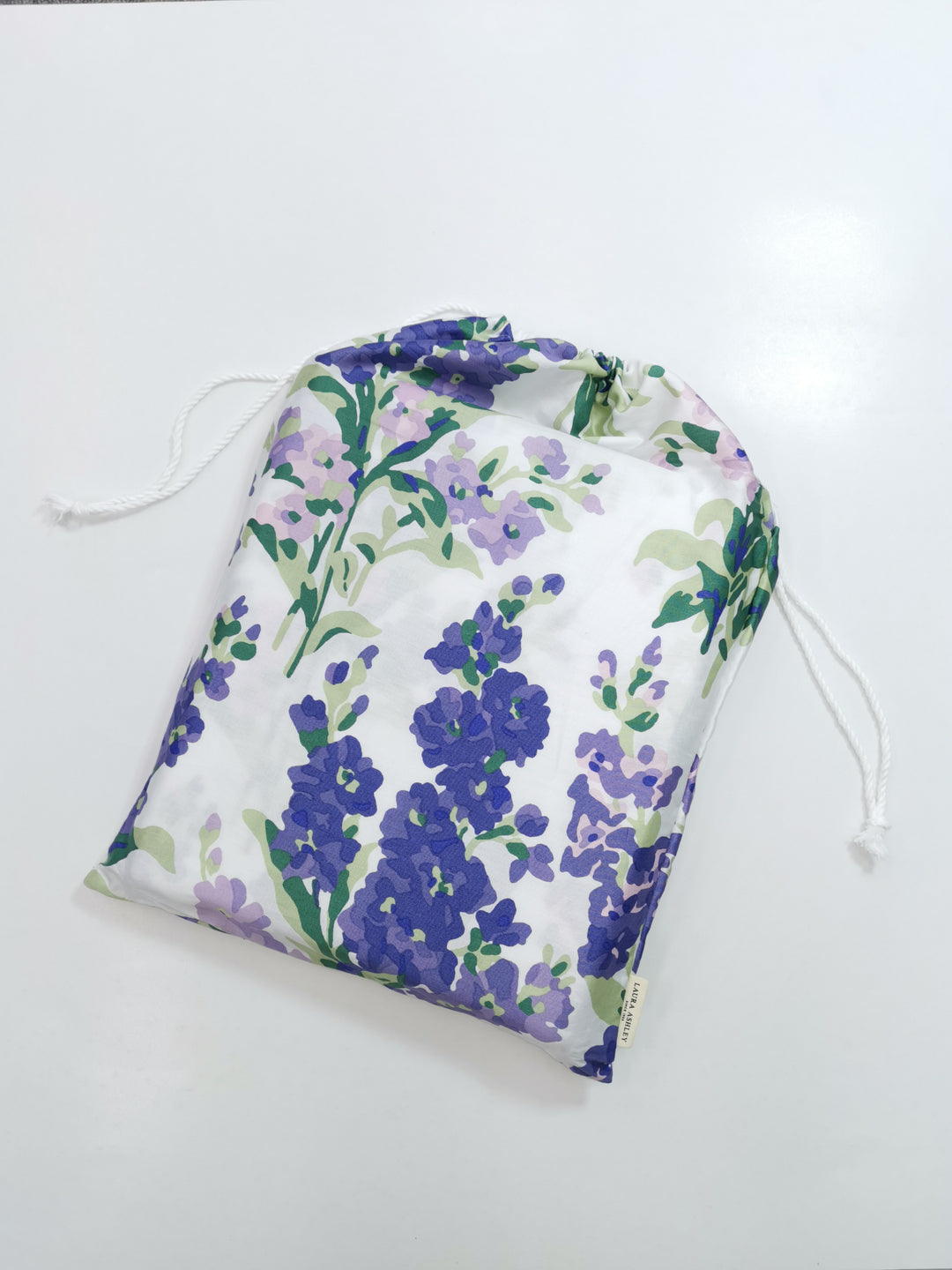 LAURA ASHLEY　【シングル】ストックス　コットン100%　サテン　掛けふとんカバー　　　　　　　　　　　(メーカー希望小売価格 ￥17,490)