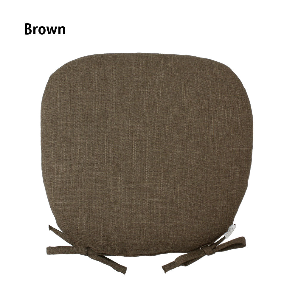 【無地テイストの洗えるバテイ シート　7色】クッション クッションカバー クッション中身 シートクッション ひも付き