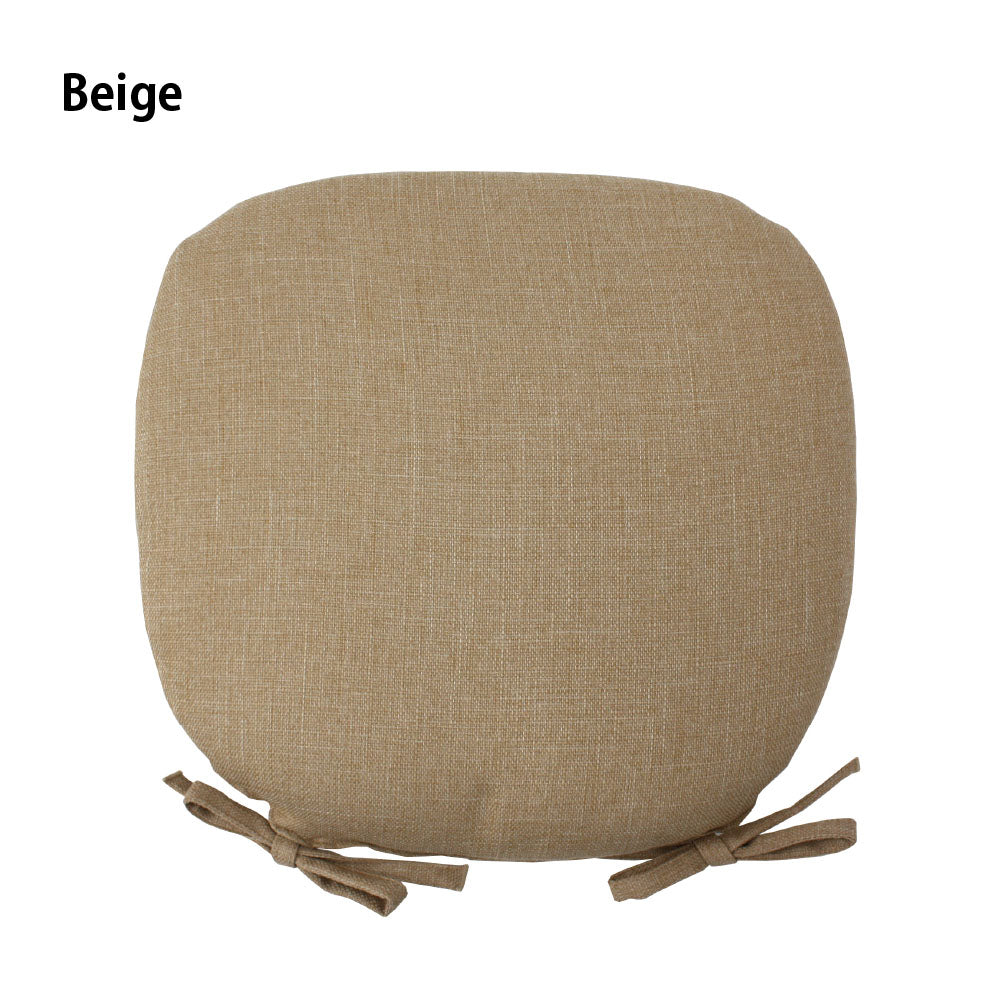 【無地テイストの洗えるバテイ シート　7色】クッション クッションカバー クッション中身 シートクッション ひも付き