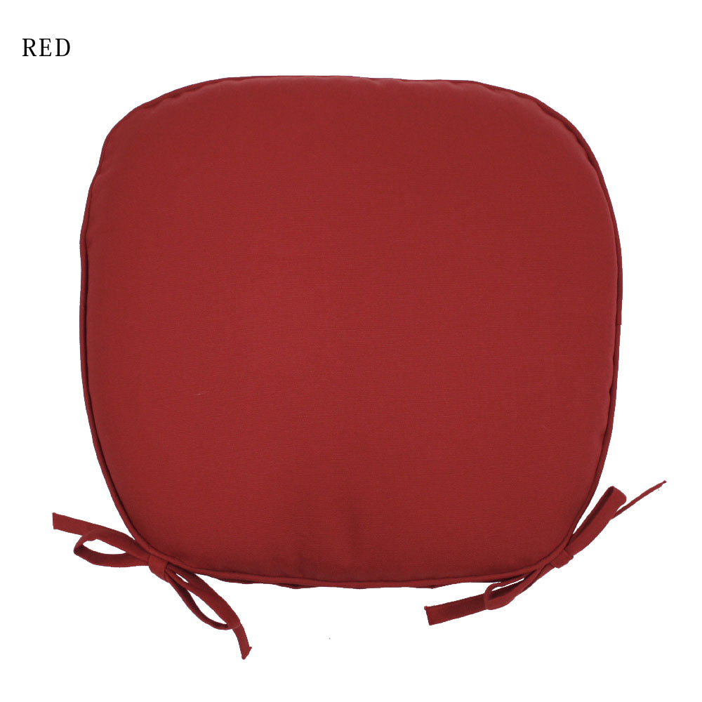 【高品質 帆布無地バテイシート-日本製】クッション クッションカバー クッション中身 シートクッション ひも付き 椅子クッション