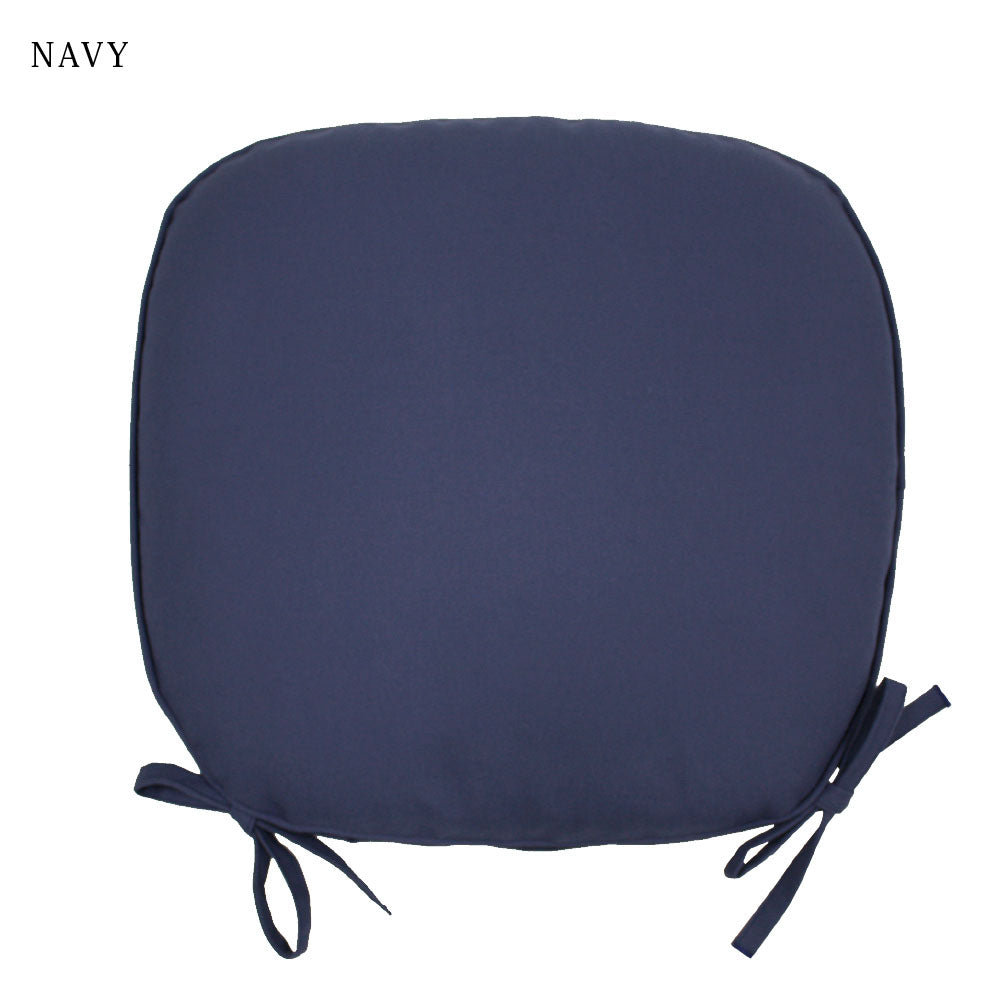 【高品質 帆布無地バテイシート-日本製】クッション クッションカバー クッション中身 シートクッション ひも付き 椅子クッション