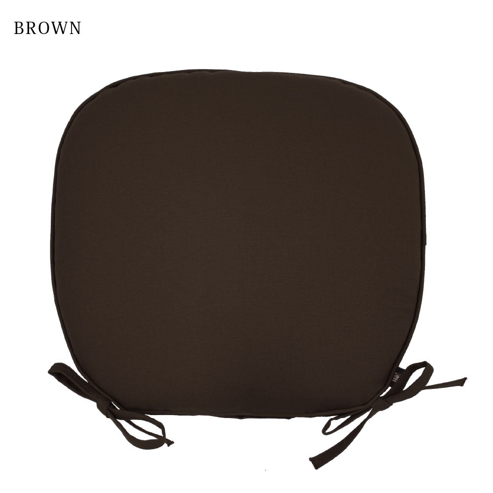 【高品質 帆布無地バテイシート-日本製】クッション クッションカバー クッション中身 シートクッション ひも付き 椅子クッション