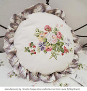 【LAURA ASHLEY】ローズモア　クッション　直径38cm（メーカー希望小売価格￥8,690税込）