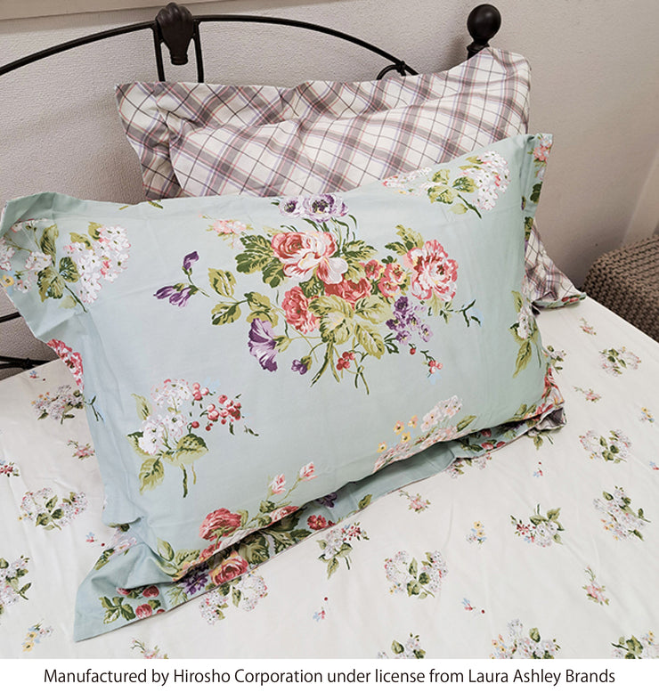 【LAURA ASHLEY】ローズモア　ピローケース　50cm X 70cm（メーカー希望小売価格￥7,260税込）