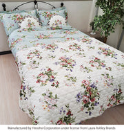 【LAURA ASHLEY】ローズモア　キルトマルチカバー　M　190cm X 190cm（メーカー希望小売価格￥35,689税込）